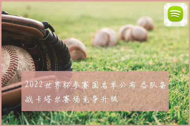 2022世界杯参赛国名单公布 各队备战卡塔尔赛场竞争升级