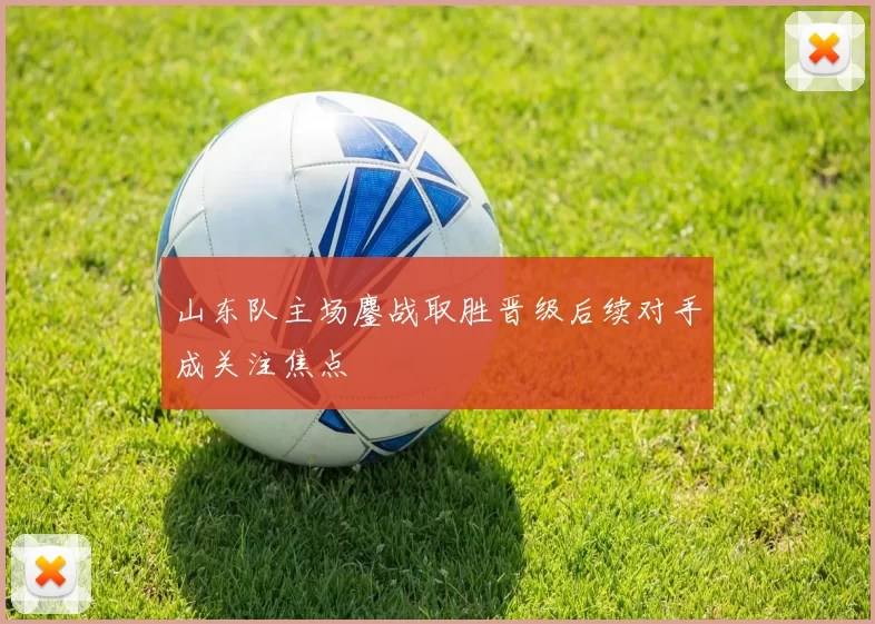 山东队主场鏖战取胜晋级后续对手成关注焦点
